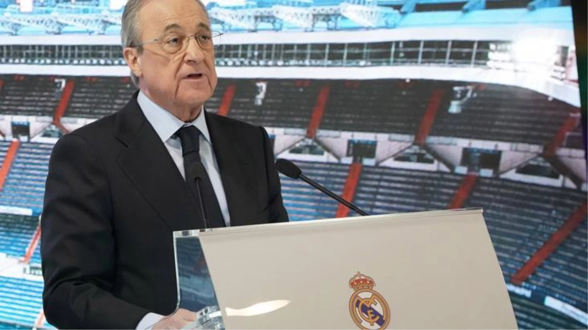 Real Madrid Başkanı Perez\'in ilginç düşleri bitmiyor! Takımı İngiltere Ligi\'ne taşımak istiyor