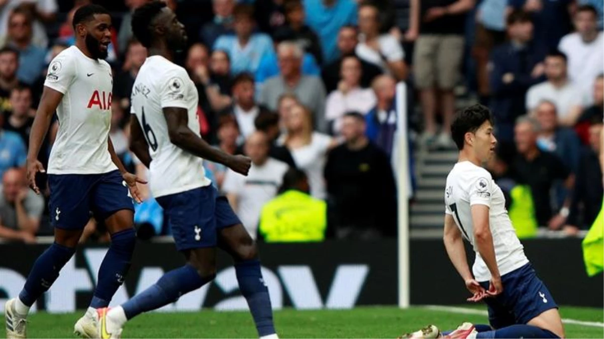 Premier Lig\'in açılış haftasında Tottenham, sahasında Manchester City\'i 1-0 mağlup etti