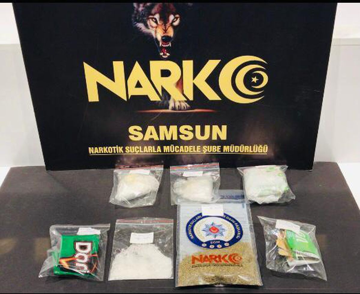 Son dakika haberleri | Samsun\'da uyuşturucu operasyonunda 2 kişi yakalandı