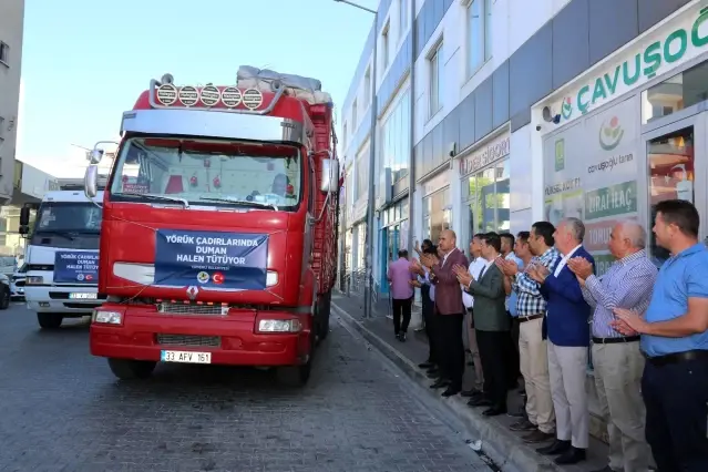 Erdemli'den Manavgat'a 358 küçükbaş hayvan desteği