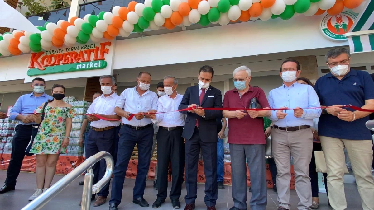 Fethiye\'de İkinci Tarım Kredi Kooperatifi marketi açıldı