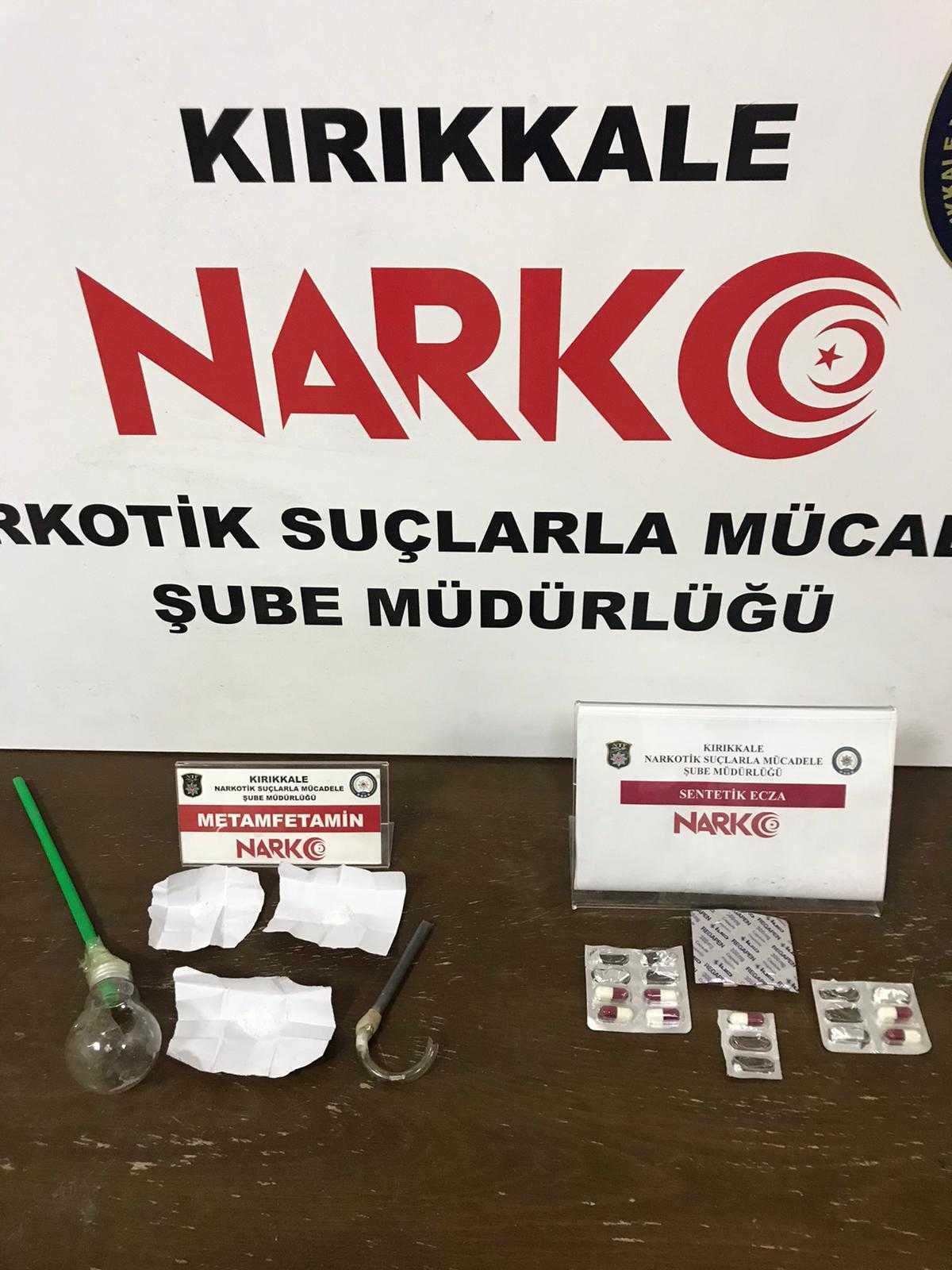 Kırıkkale\'de uyuşturucu ticareti yaptığı iddiasıyla bir şüpheli tutuklandı
