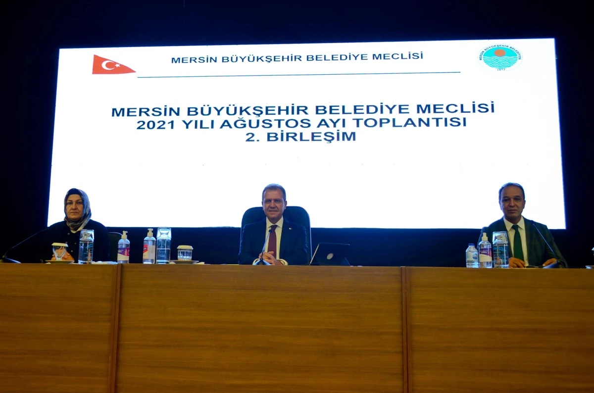 Mersin Büyükşehir Belediyesi ağustos ayı meclis toplantısı ikinci oturumu yapıldı