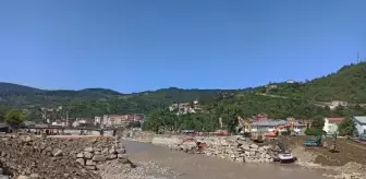 Son dakika haberleri: Selin vurduğu Ayancık'ta yol onarım ve temizlik çalışması (3)