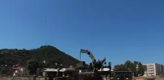 Son dakika haber | Selin vurduğu Ayancık'ta yol onarım ve temizlik çalışması (5)