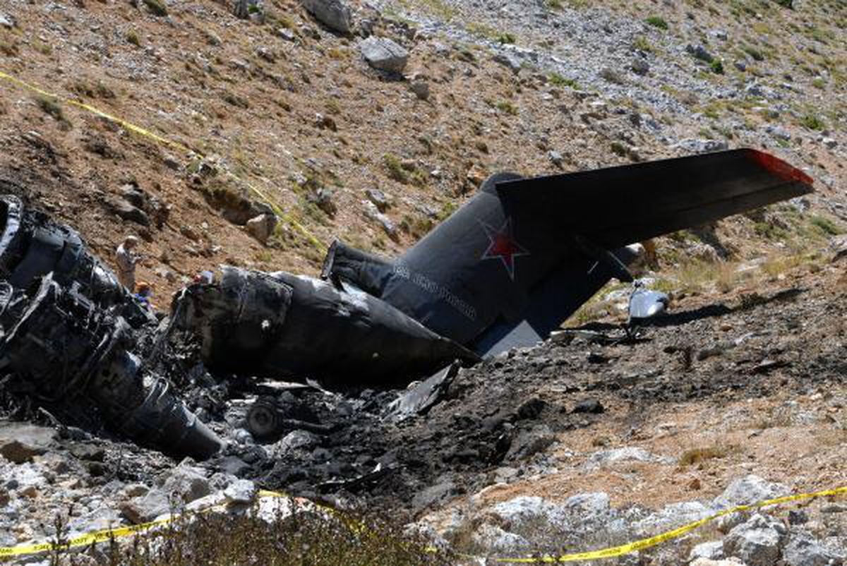The bodies of the Russian crew were sent to their country with a ceremony