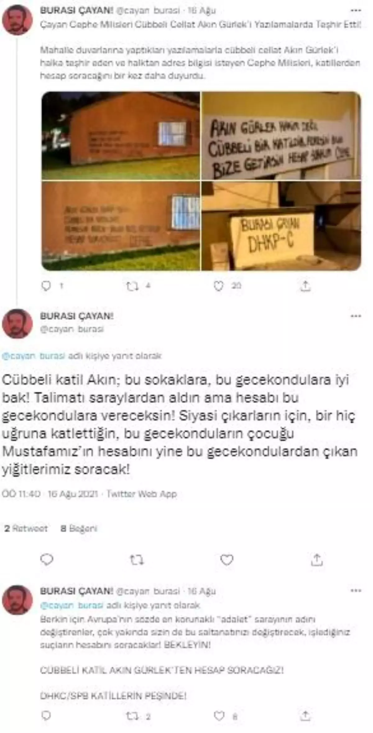 Ağır Ceza Mahkemesi başkanının sosyal medyadan tehdit edilmesine ilişkin soruşturma başlatıldı