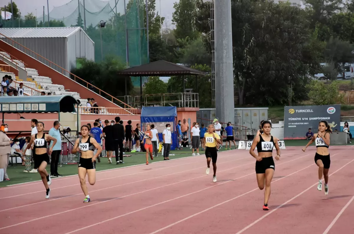 Atletizmde 16 Yaş Altı Türkiye Şampiyonası ve 18 Yaş Altı Olimpik Deneme Yarışması Mersin\'de başladı