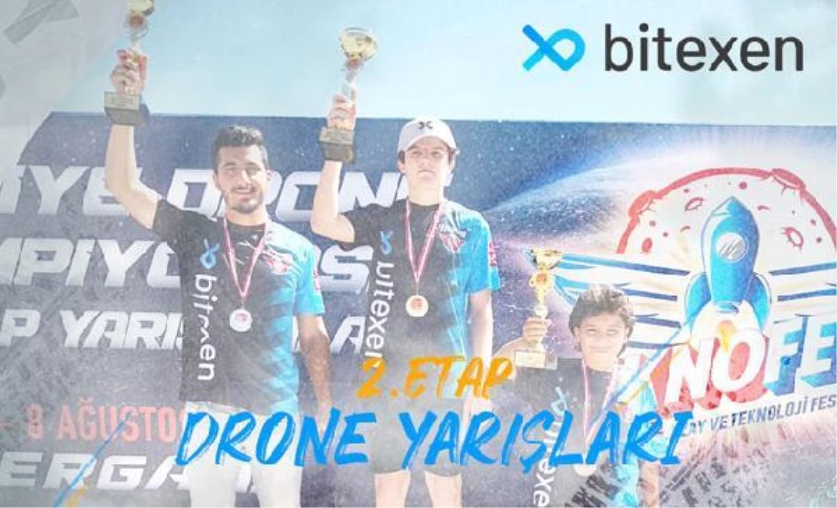 Drone Yarışçıları Spor Kulübü Derneği ilk üçte kupa kaldırdı