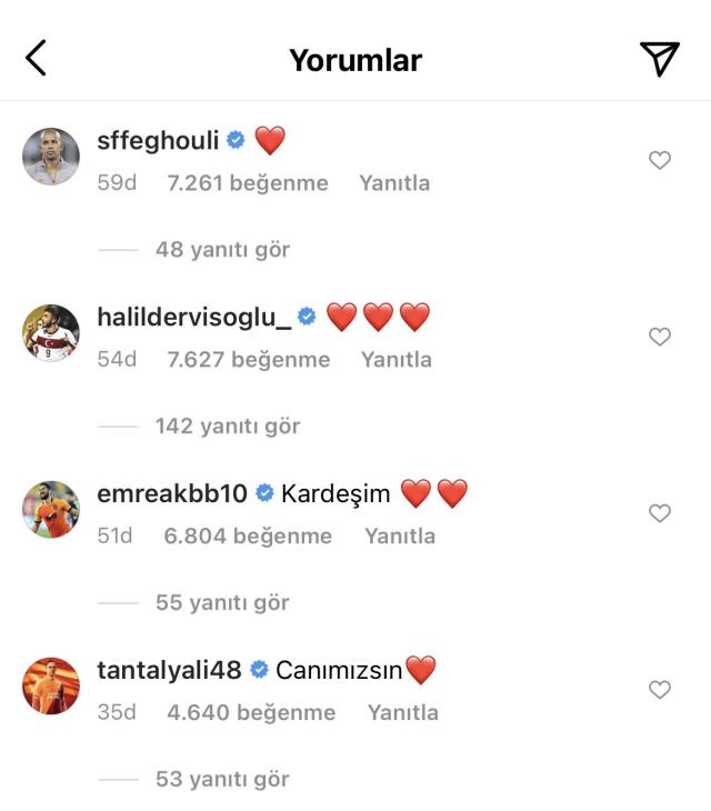 Galatasaraylı futbolcular Kerem'in yanında saf tuttu! Marcao'nun saldırdığı Halil'den de destek geldi