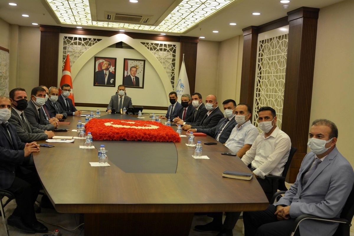 Hakkari\'de yardım ve koordinasyon toplantısı