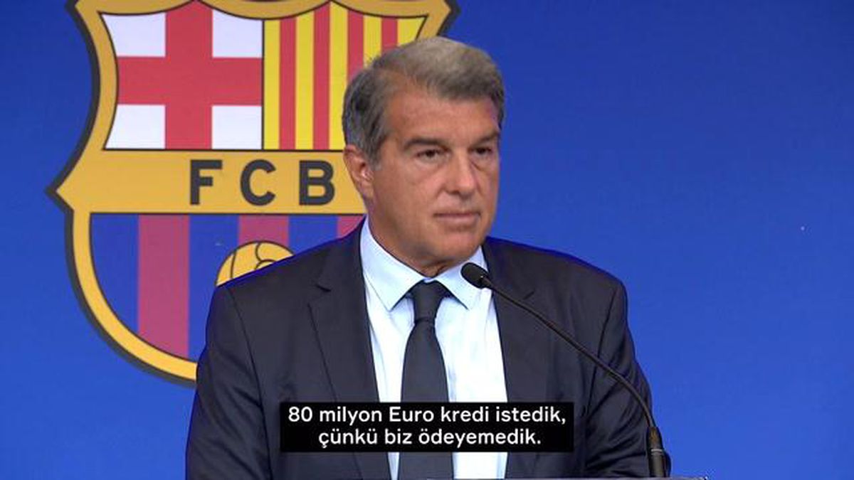 Juan Laporta\'nın Barça\'nın Ekonomik Durumu Hakkında Açıklamaları