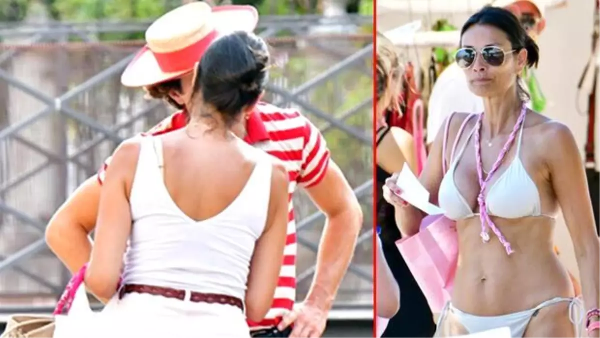 Melanie Sykes yarı yaşındaki gondolcu aşkından ayrı kalamadı