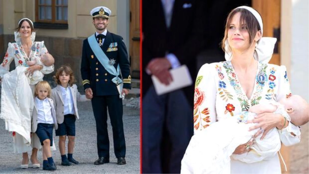 Prens Carl Philip ile Prenses Sofia\'nın üçüncü oğulları Julian vaftiz edildi