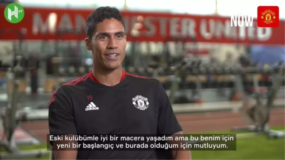 Raphael Varane\'nın Manchester United Formasıyla İlk Röportajı