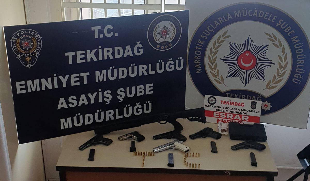 Tekirdağ\'da çeşitli suçlardan aranan 14 kişi yakalandı