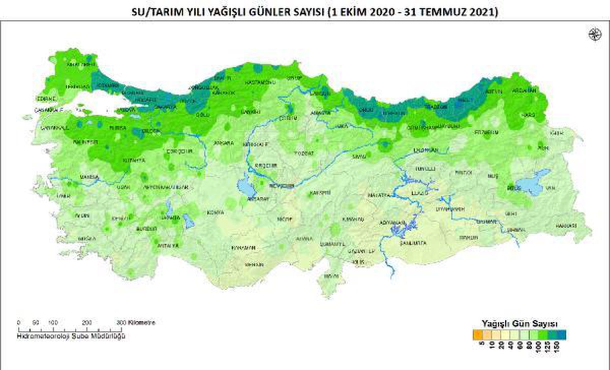 Yağışlarda son 60 yılın en düşük seviyesi