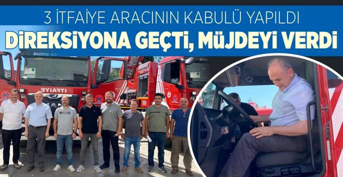 YENİ ARAÇLAR YOLA ÇIKTI