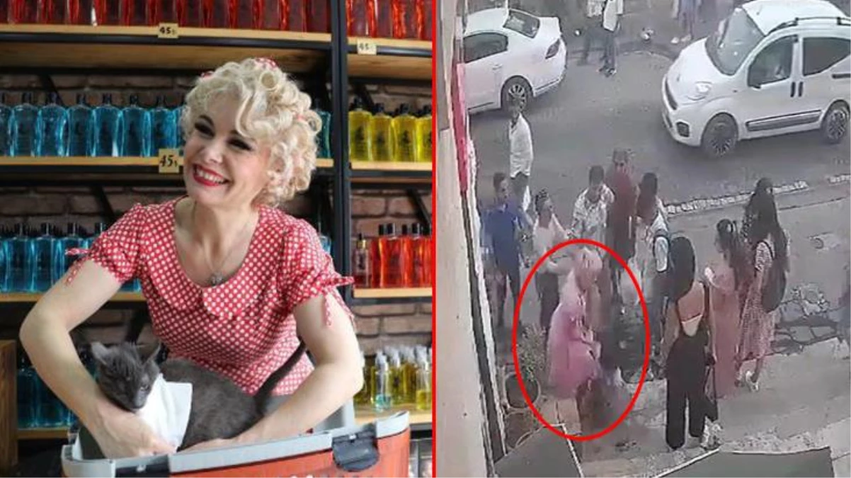 Yerli "Marilyn Monroe" dilenci kızı kaldırıp yere atarak şiddet uyguladı