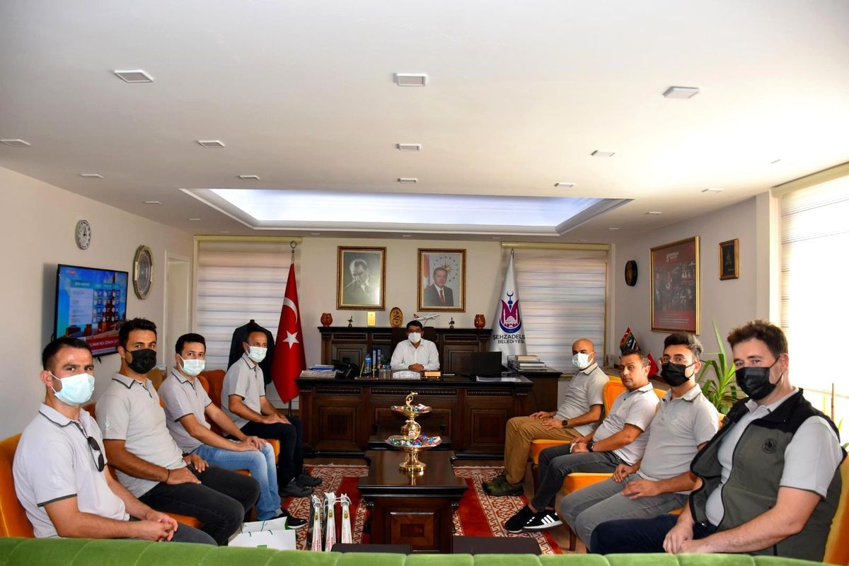 Başkan Çelik ormanların fedakar kahramanlarını ağırladı