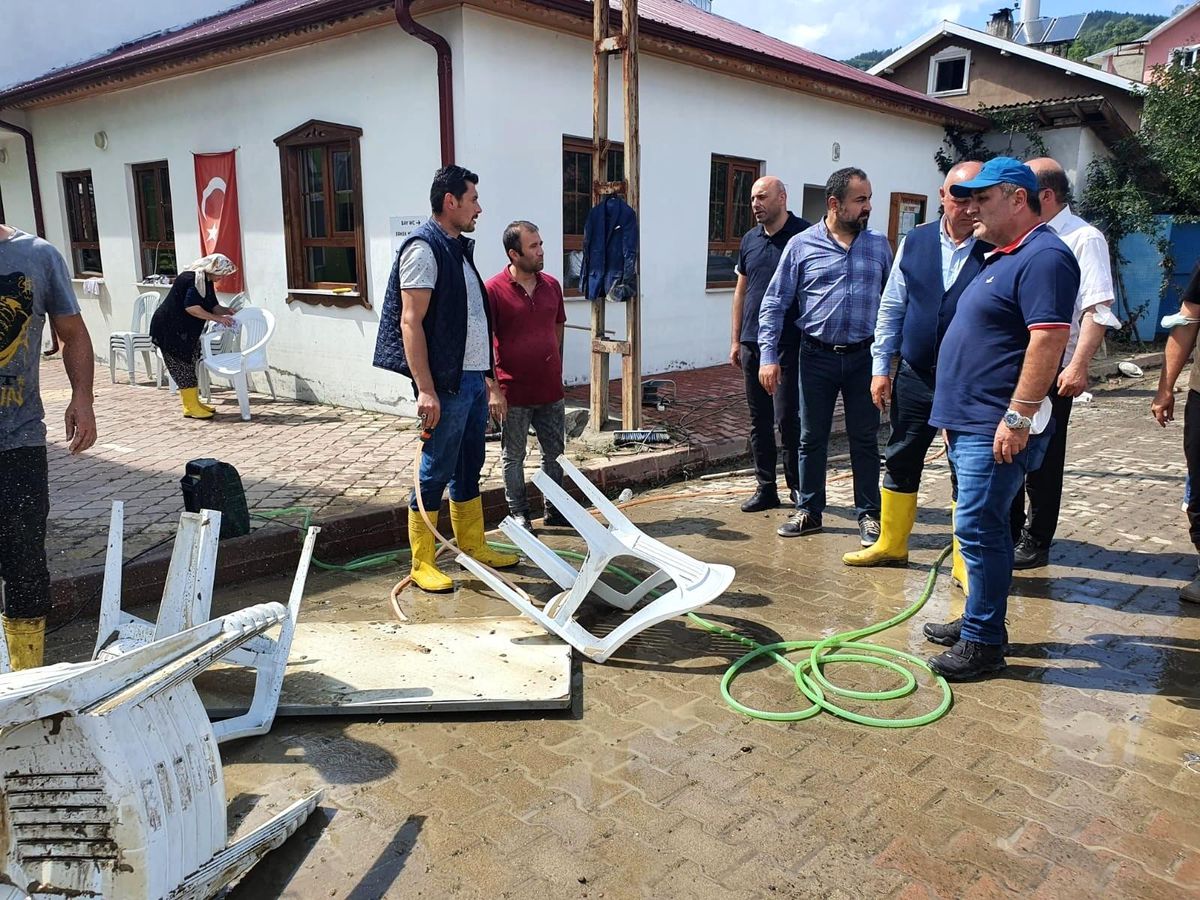 Başkan Fındıkoğlu, afet bölgesinde incelemelerde bulundu