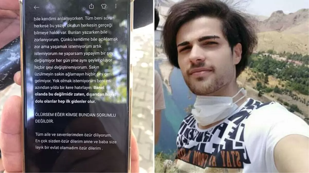 İntihar notu bırakan gencin cansız bedeni ağaca asılı halde bulundu