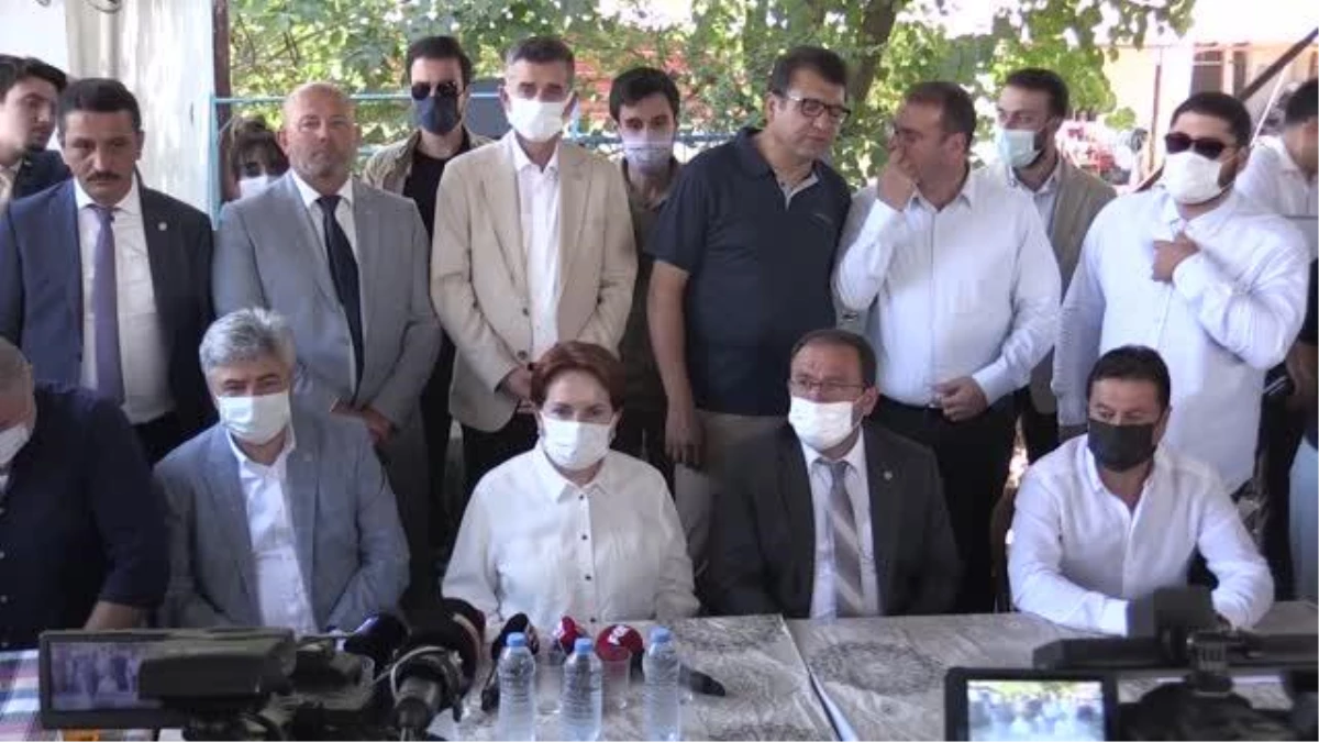 İYİ Parti Genel Başkanı Akşener, Muğla\'da yangınlardan etkilenen mahalleleri ziyaret etti