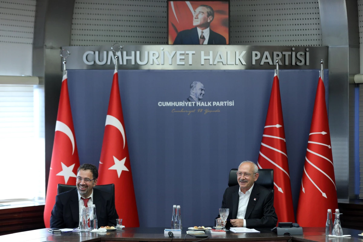 Kemal Kılıçdaroğlu, ekonomist Prof. Daron Acemoğlu\'nu kabul etti