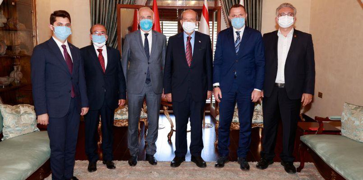 KKTC Cumhurbaşkanı Tatar, Vakıflar Genel Müdürü Ersoy\'u kabul etti