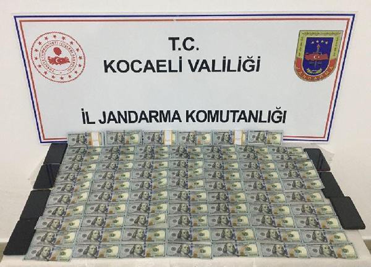 Kocaeli\'de 675 adet sahte 100 dolar ele geçirildi