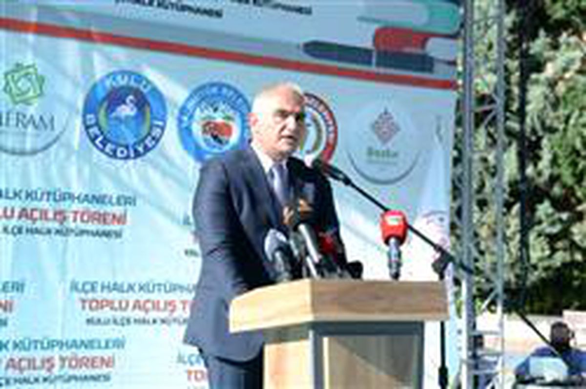 KONYA\'DA BEŞ İLÇE HALK KÜTÜPHANESİNİN RESMİ AÇILIŞI YAPILDI