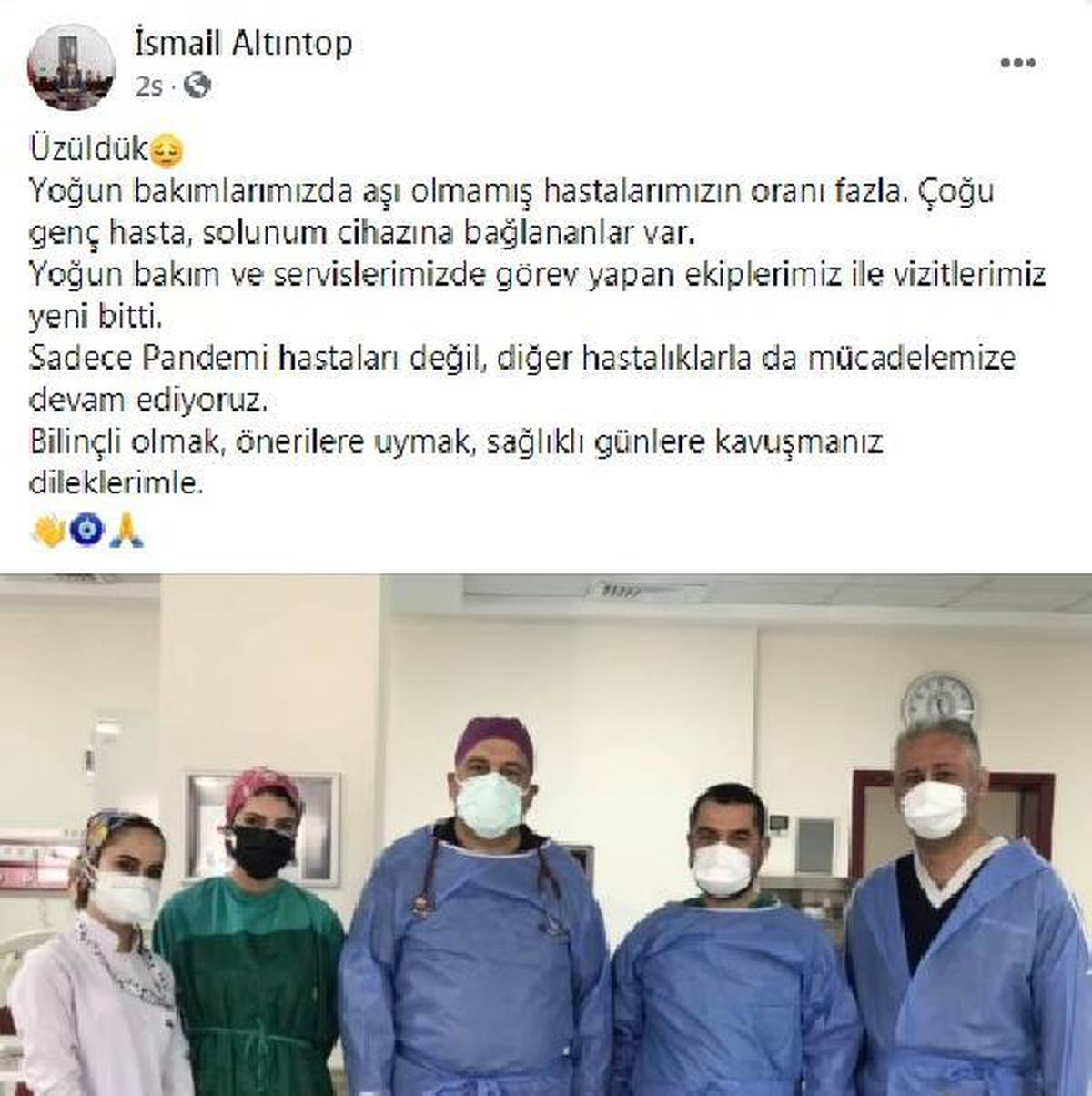 \'Yoğun bakımlarda aşı olmamış genç hastalar çoğunlukta, solunum cihazına bağlananlar var\'