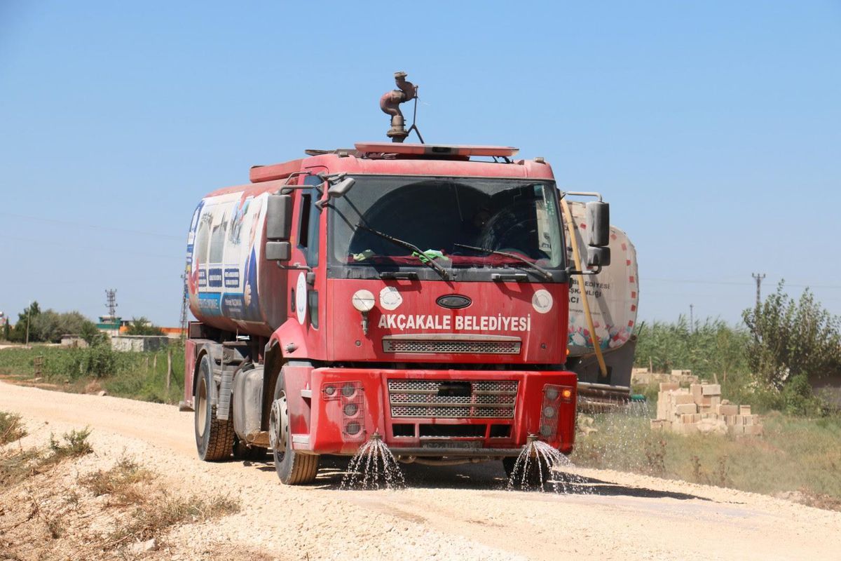 Akçakale\'de üst yapı çalışmaları devam ediyor