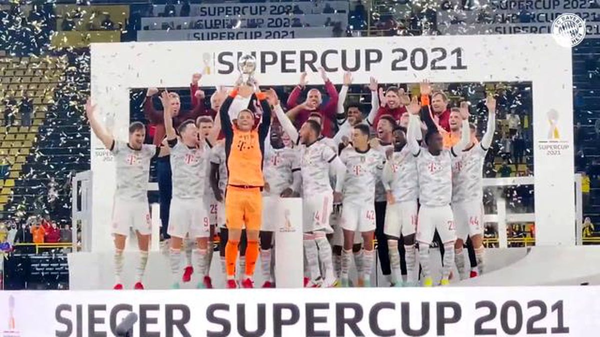Bayern Münih\'li Yıldızlar Almanya Süper Kupa Şampiyonluğunu Kutluyor!