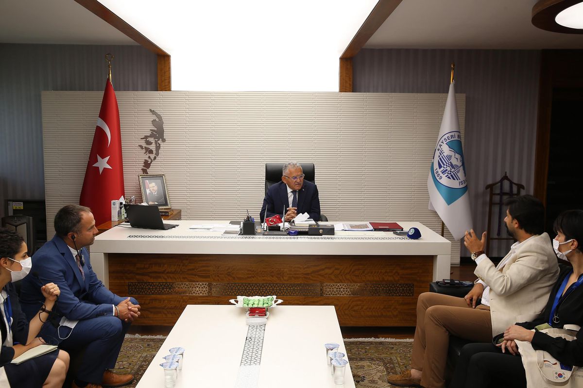 Büyükkılıç, BM Dünya Gıda Programı Temsilcisi Grede\'yi ağırladı