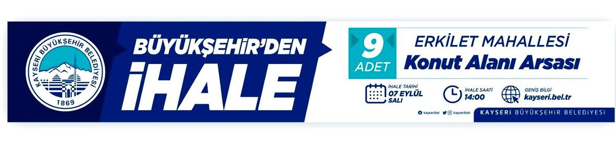 Büyükşehirden ihale