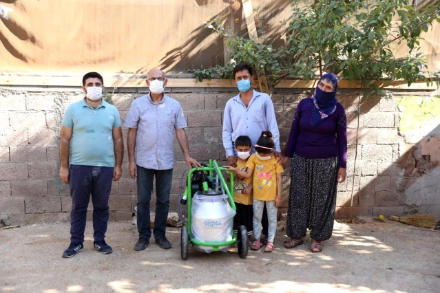 Diyarbakır Valisi Karaloğlu, engelli çiftçinin isteğine kayıtsız kalamadı