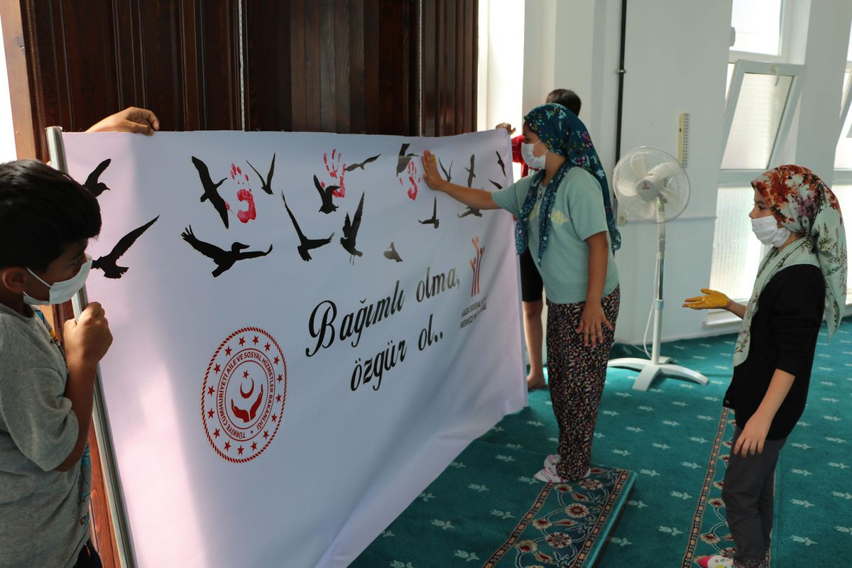 Son dakika haber: Havza\'da çocuklara dijital bağımlılıkla mücadele eğitimi verildi