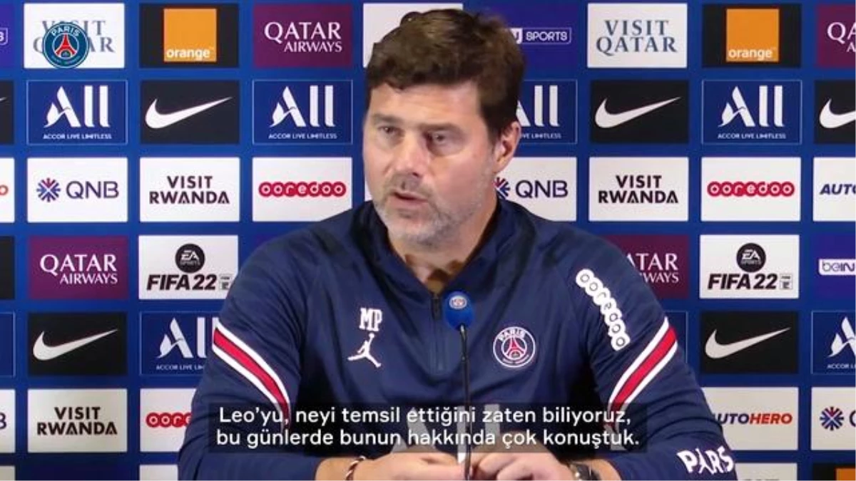 Mauricio Pochettino \'\'Messi Takıma Çabuk Adapte Oldu\'\'