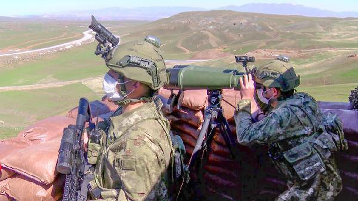 Security is at a high level against illegal crossings at the Iranian border