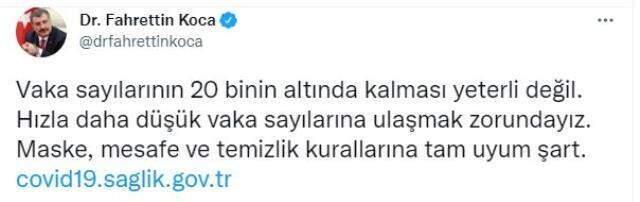 Son Dakika: Türkiye'de 19 Ağustos günü koronavirüs nedeniyle 216 kişi vefat etti, 19 bin 320 yeni vaka tespit edildi