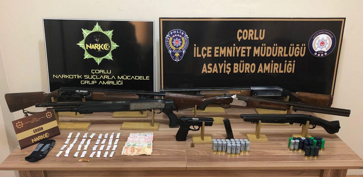 Tekirdağ\'da asayiş operasyonunda 6 şüpheli yakalandı