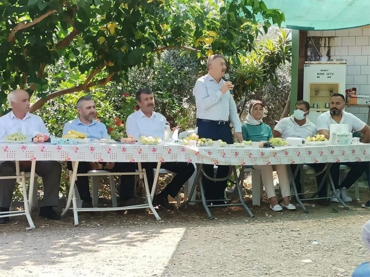 AK Parti Mersin milletvekili Hacı Özkan, Anamur\'da ziyaretlerde bulundu