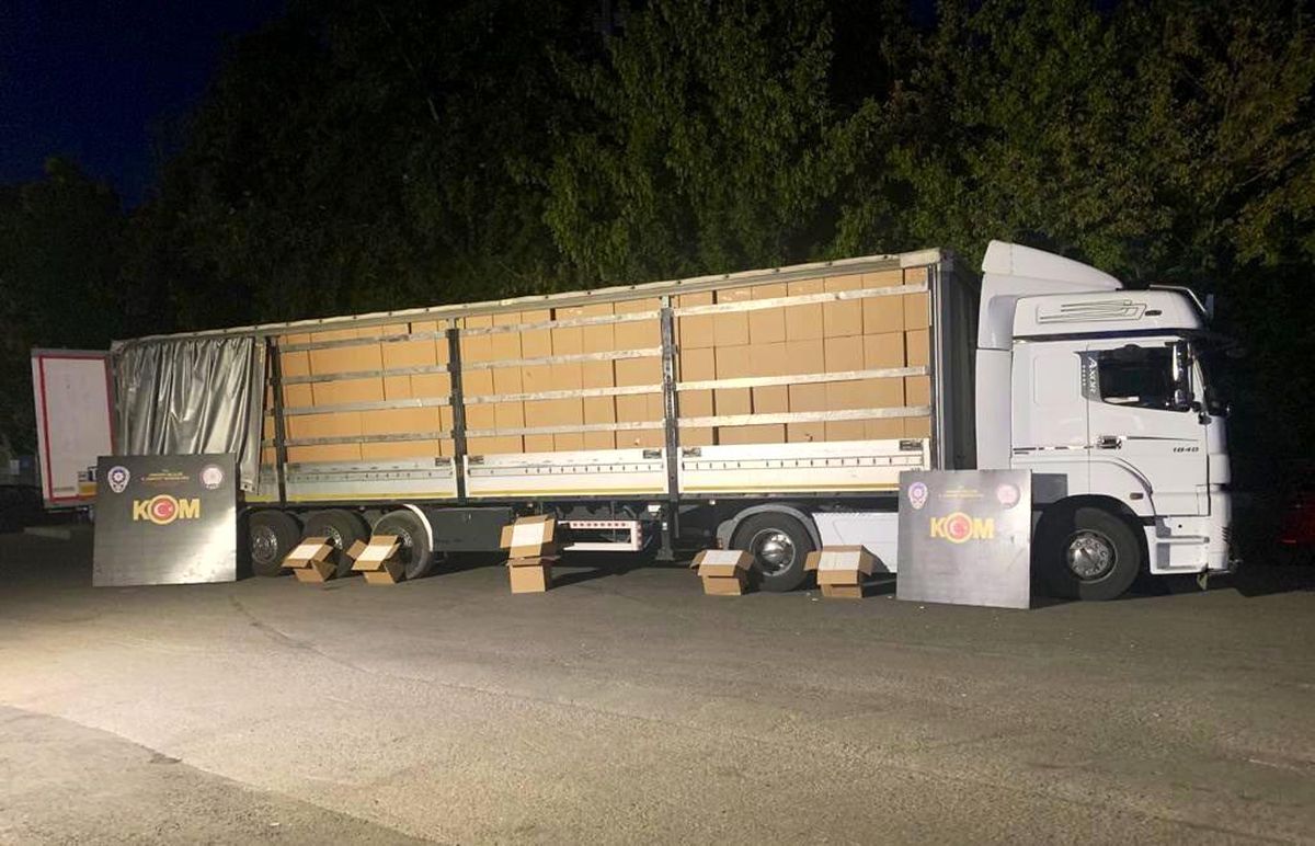 Ankara\'da 11 milyonu aşkın boş makaron ele geçirildi