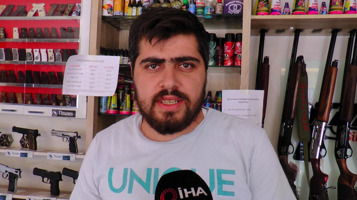 Son dakika haber... Av sezonu öncesi silah bayilerinde hareketlilik başladı