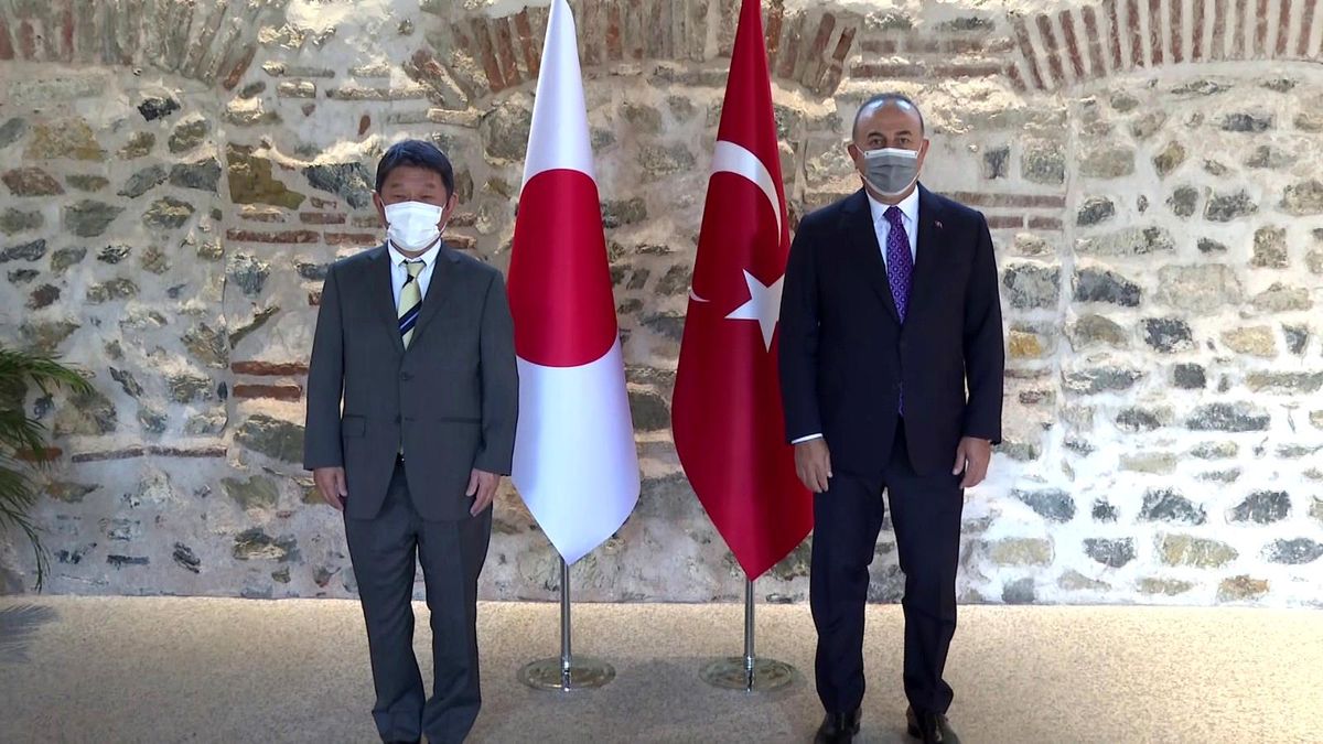 Son dakika... Dışişleri Bakanı Çavuşoğlu, Japon mevkidaşı Motegi ile görüştü