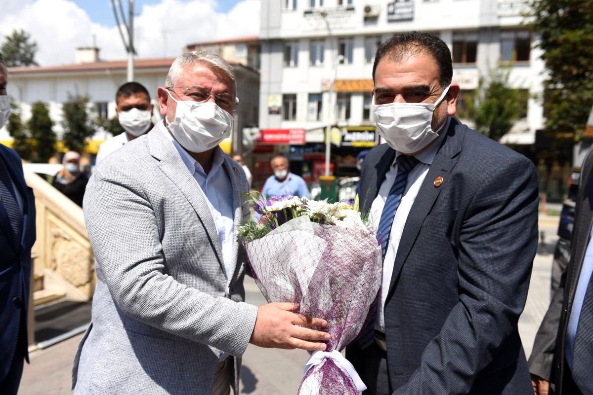 Filistin Kalkilya heyeti kardeş şehir Çorum\'a geldi