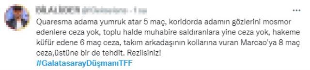 Galatasaray Başkanı Burak Elmas'ın açıklamaları sonrası ortalık yangın yerine döndü! Taraftarın, TFF'ye tepkisi çok büyük