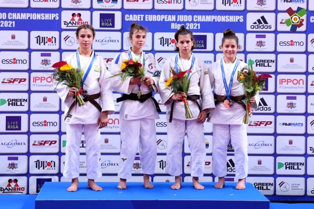 Judocular, Avrupa Şampiyonası'ndan 2 bronz madalya ile döndü