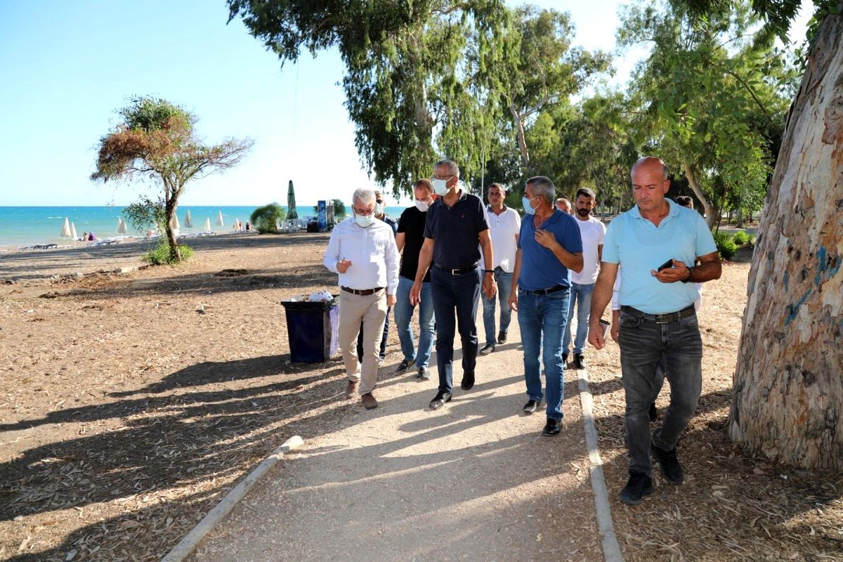 Mezitli Belediyesinden bir halk plajı daha